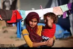 آوارگان عراقی در اردوگاه ها/ تصاویر