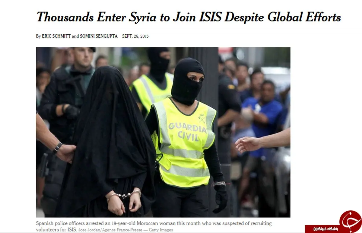 داوطلبان خارجی داعش 2 برابر شدند