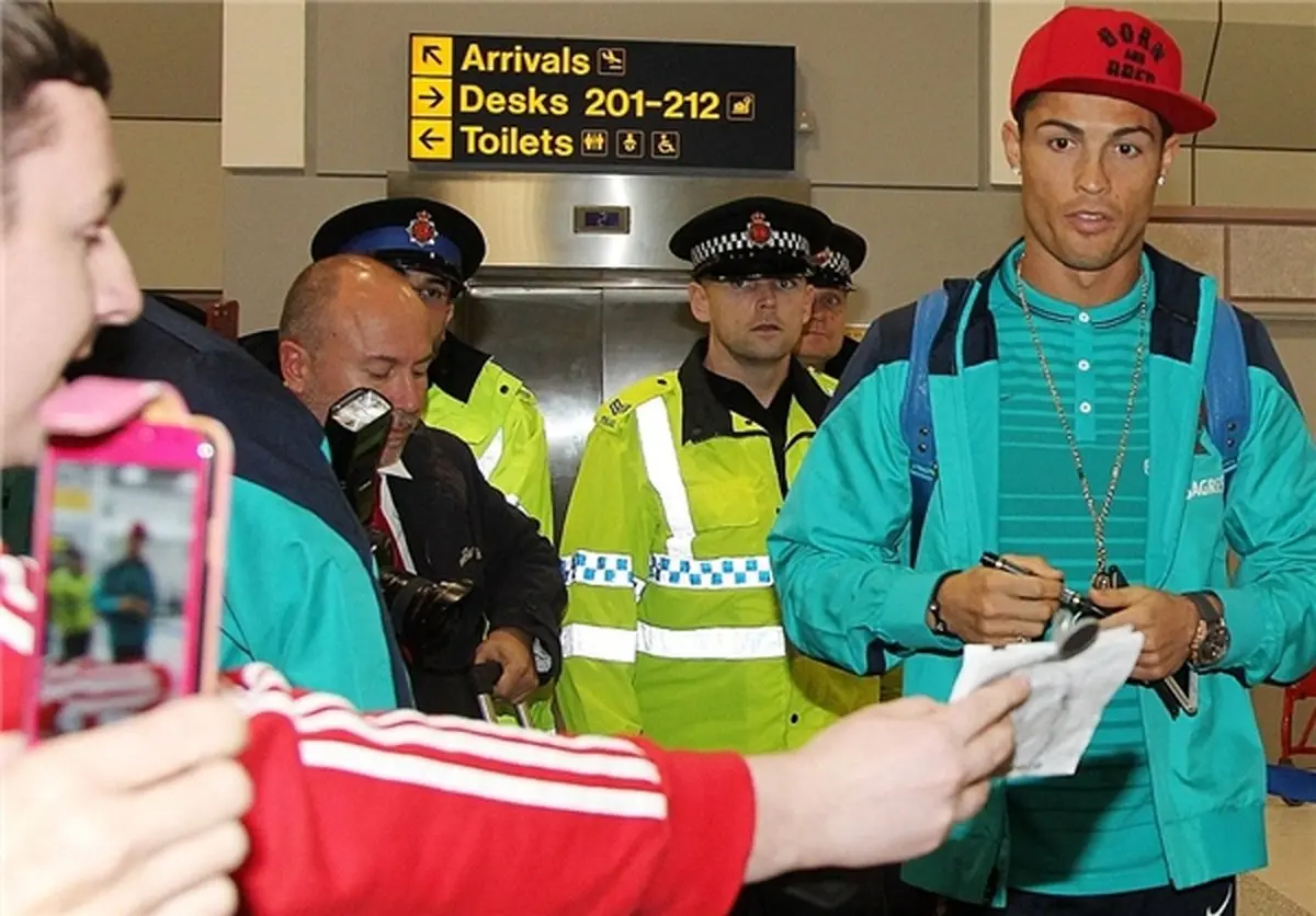 بازگشت رونالدو به منچستر+تصاویر