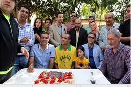 جشن تولد ریوالدو با حضور رضا عطاران +عکس