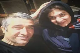 سلفى پژمان جمشيدى به همراه ريما رامين فر/عکس