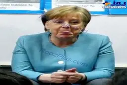 زبان درازی مرکل سوژه رسانه ها شد!/عکس