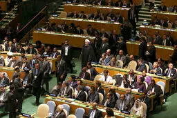 حواشی حضور روحانی در مقر سازمان ملل/تصاویر