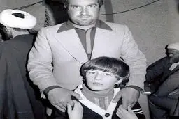 سیدحسن خمینی در هفت سالگی/ عکس