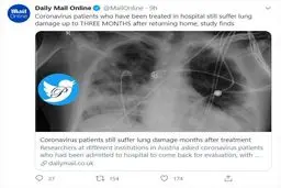 کرونا با این سادگی بی خیال بیماران نمی شود! + توئیتر