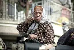 گریم سنگین پیشکسوت سینما، سبب بی هوشی وی شد +عکس