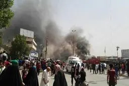 100 کشته و زخمی در انفجار امروز بغداد/ عکس