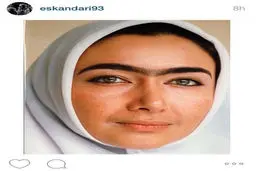 گریم تاریخی بازیگر زن مشهور/عکس