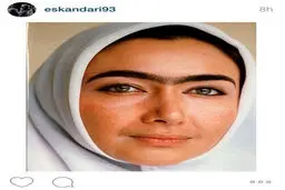 گریم تاریخی بازیگر زن مشهور/عکس