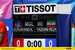 تصاویری از پیروزی مقتدرانه یزدانی بر حریف مغول