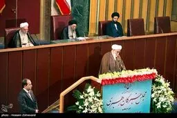 افتتاحیه پنجمین دوره مجلس خبرگان رهبری/ تصاویر