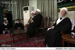 عزاداری اربعین در بیوت مراجع تقلید/ تصاویر