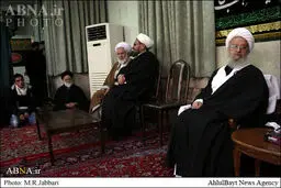 عزاداری اربعین در بیوت مراجع تقلید/ تصاویر