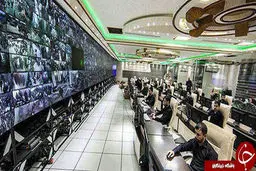 اتاق مونيتورينگ حرم امام حسين(ع)/عکس