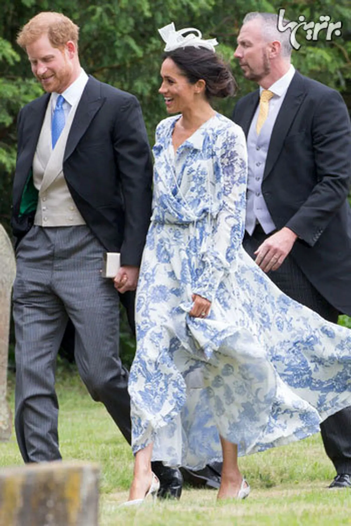 تیپ متفاوت عروس جدید ملکه انگلیس در مراسم ازدواج یکی از اعضای خانواده سلطنتی/عکس