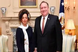 واکنش تند و تیز دادستان کل به دیدار مسیح علی‌نژاد و پمپئو؛ آن زنیکه بدبختی که مطرود خانواده‌اش شده است، این زنیکه کثیف رفته با پمپئو عکس یادگاری گرفته