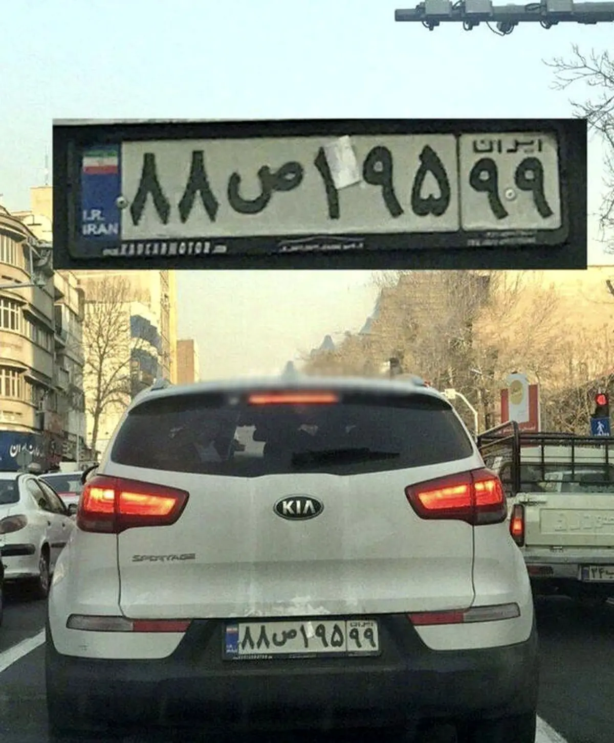 تخلف عجیب یک پولدار تهرانی!/ عکس