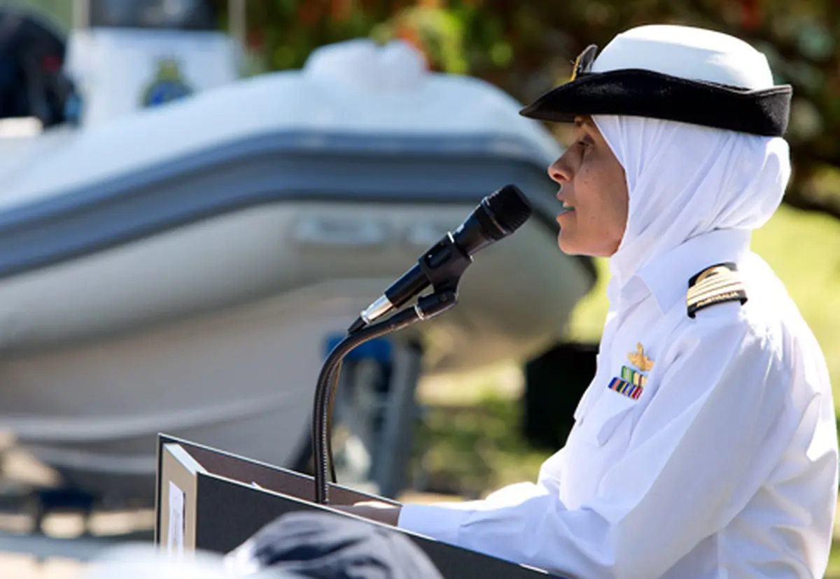 ناخدای محجبه، بانوی سال استرالیا شد +عکس