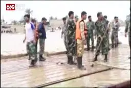 ببینید: احداث پل شناور در خوزستان به همت ارتش