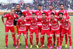 کاپیتان پرسپولیس با بازوبند حجازی/عکس