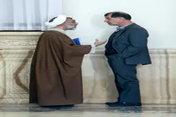 گفتگوی خصوصی پورمحمدی و باهنر/عکس