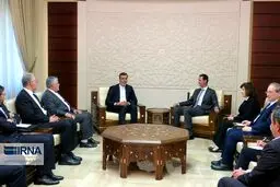 دیدار جابری انصاری با بشار اسد در دمشق/عکس