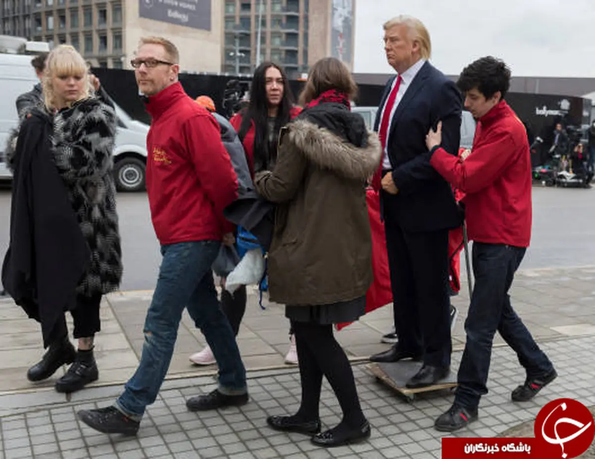 ترامپ پلاستیکی از راه رسید +عکس