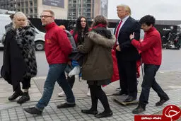 ترامپ پلاستیکی از راه رسید +عکس