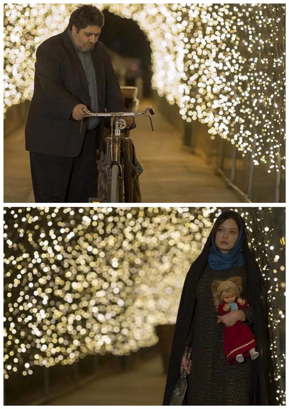 نورگل یشیلچای و فرهاد اصلانی در فیلم جن زیبا/عکس