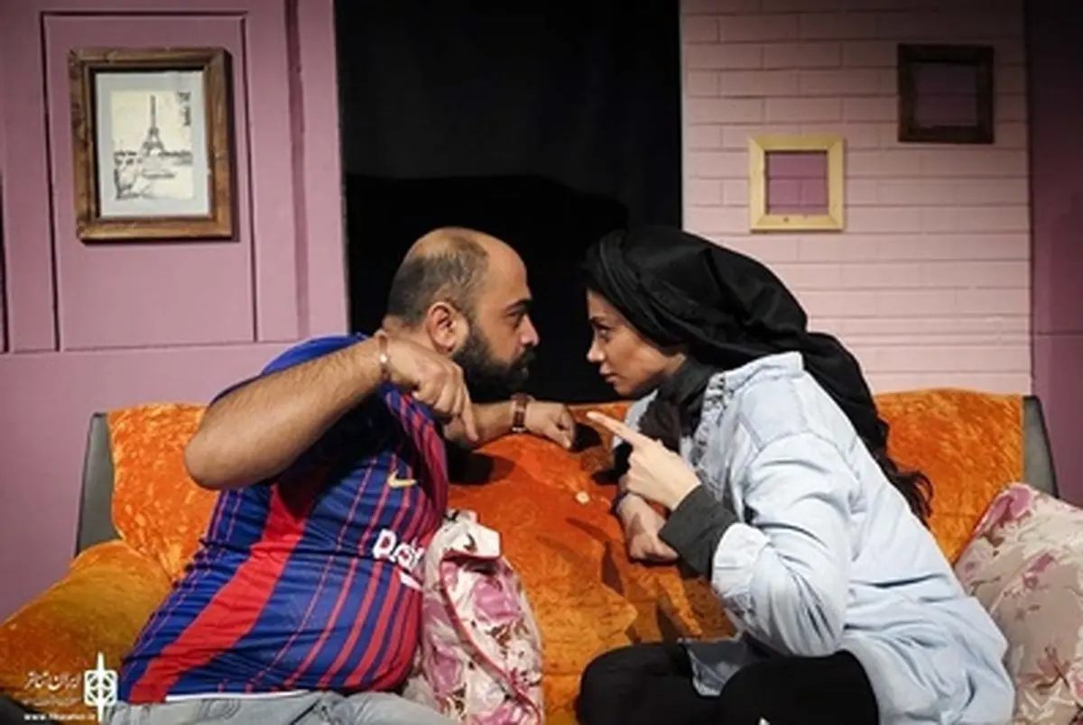 تصاویری از دعوای زن و شوهری سرِ بازی رئال مادرید و بارسلون