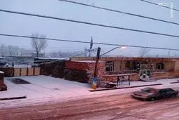 بارش اولین برف زمستانی در چالدران/عکس