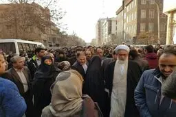 دادستان تهران در مراسم وداع با آیت‌الله /عکس
