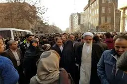 دادستان تهران در مراسم وداع با آیت‌الله /عکس