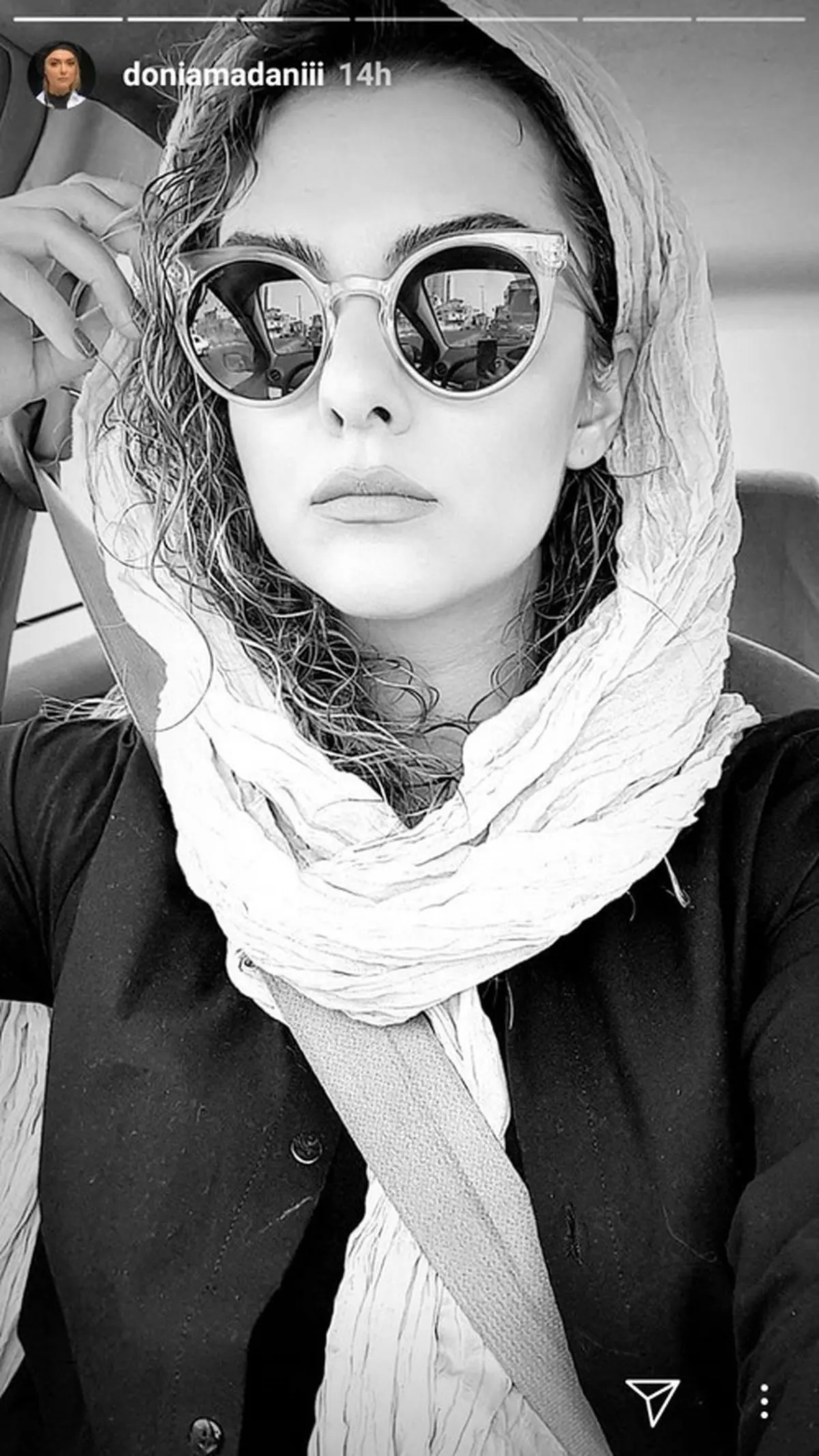 نمایی زیبا و متفاوت از بازیگر سریال رهایم نکن/عکس