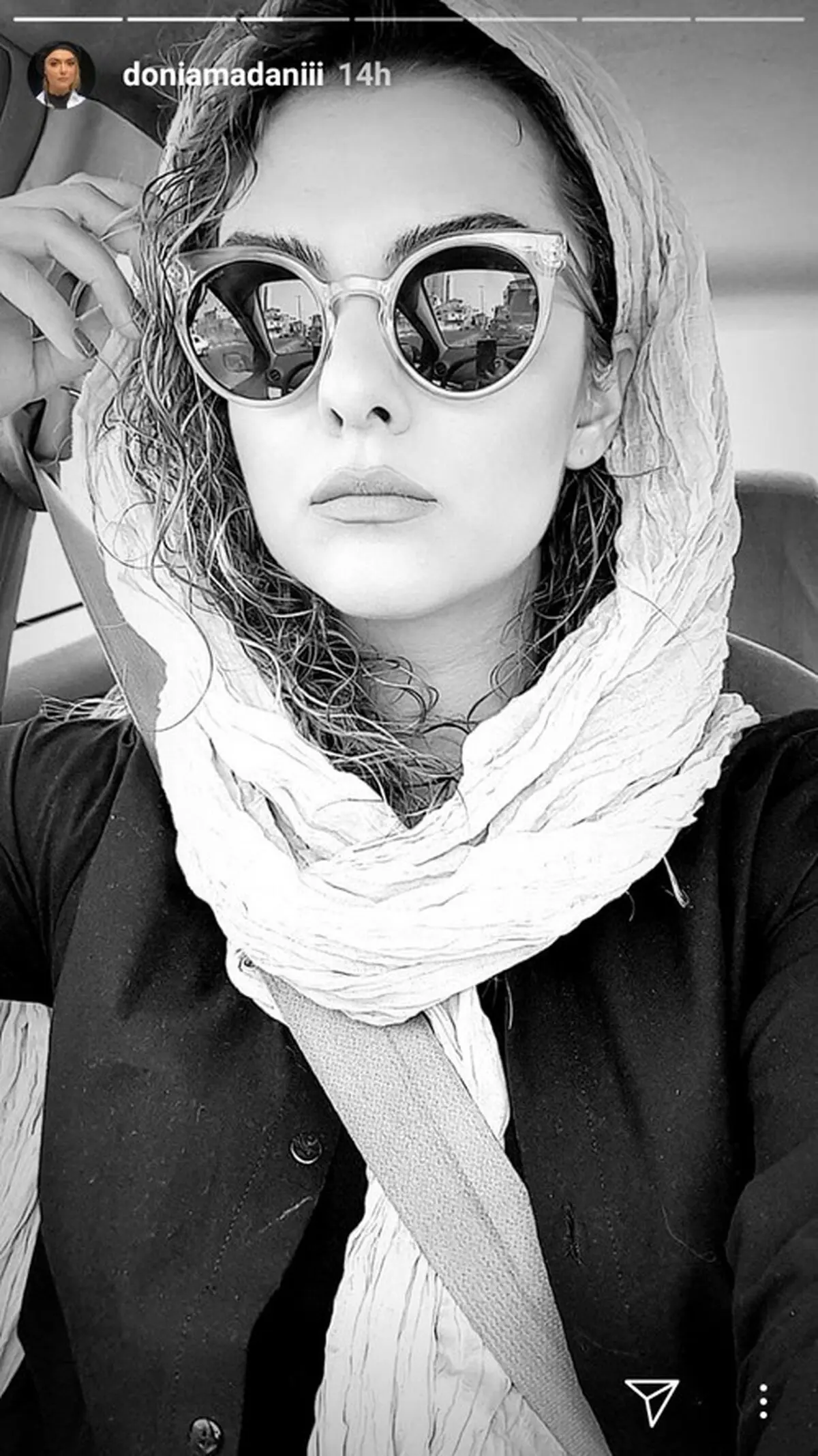 نمایی زیبا و متفاوت از بازیگر سریال رهایم نکن/عکس