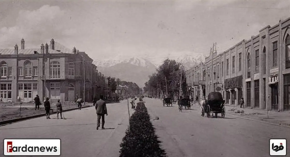 عکس/خیابان فردوسی،تهران سال ۱۳۱۰