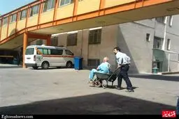 عکس/ صحنه تاسف بار در یک بیمارستان