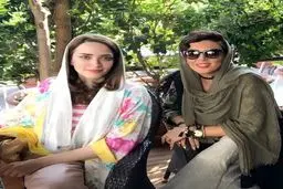 کافه نشینی لیلا بلوکات و بهنوش طباطبایی/عکس