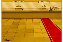 کاریکاتور/ بانکداری ایرانی!