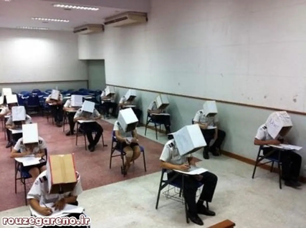 عاقبت تاکید زیاد دانش آموزان بر تقلب/ عکس