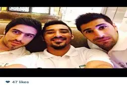 سلفي گوچي، حيدري و بيک زاده در ليسبون/ عکس