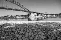تصاویری تکان‌دهنده از بلایی که خشکسالی بر سر کارون آورد