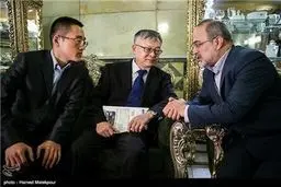 قطار چین به تهران رسید/ تصاویر