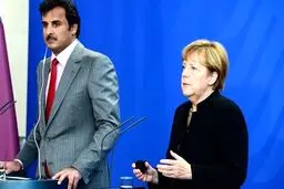 گفتگوی تلفنی صدر اعظم آلمان با امیر قطر