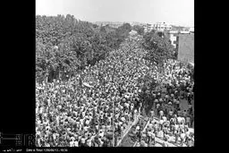 تصاویر کمتر دیده شده از راهپیمایی گسترده مردم تهران علیه رژیم پهلوی