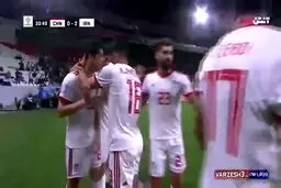 ببینید: گل دوم ایران به چین توسط سردار آزمون