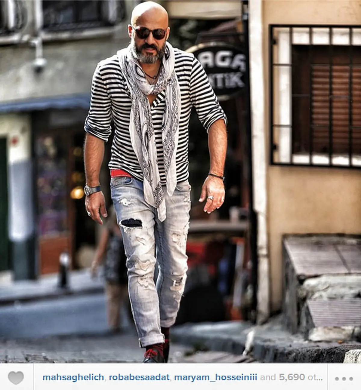 امیر آقایی با تیپی خاص و جدید