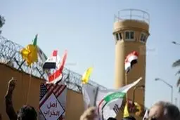 درخواست حشدالشعبی از معترضان برای عقب‌نشینی از مقابل سفارت/ آغاز خروج تدریجی تظاهر کنندگان