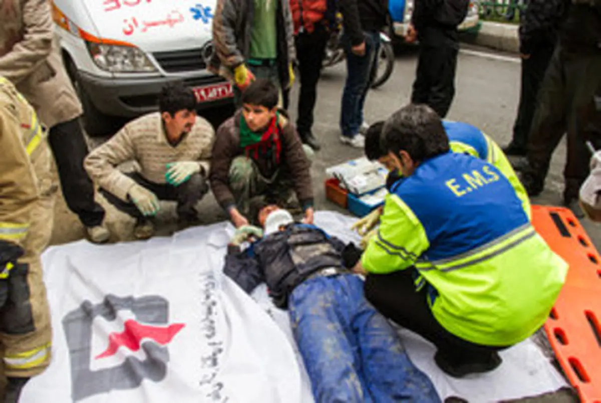 حادثه خونین در کارگاه احداث فاضلاب شهرک ولیعصر/تصاویر