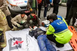 حادثه خونین در کارگاه احداث فاضلاب شهرک ولیعصر/تصاویر